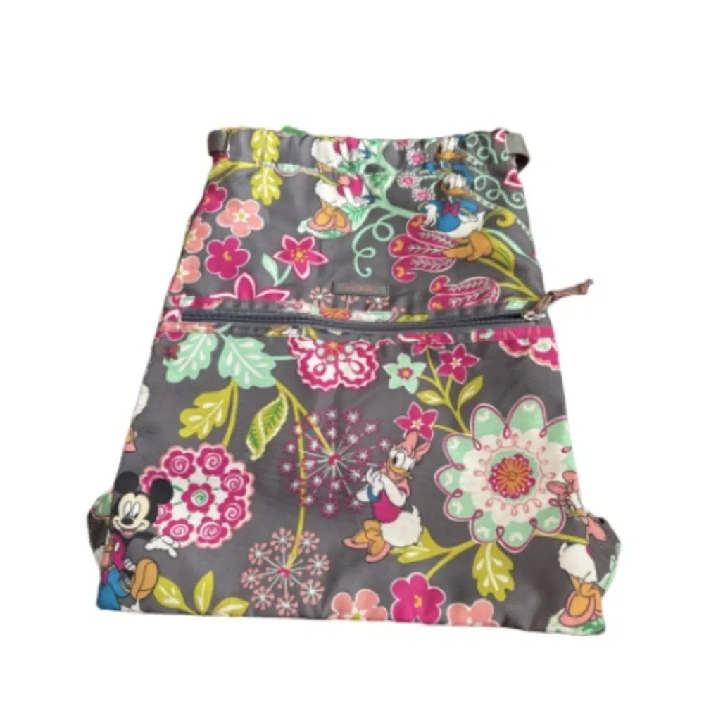 Disney x Vera Bradley dandelion  Drawstring Backpack retired rare